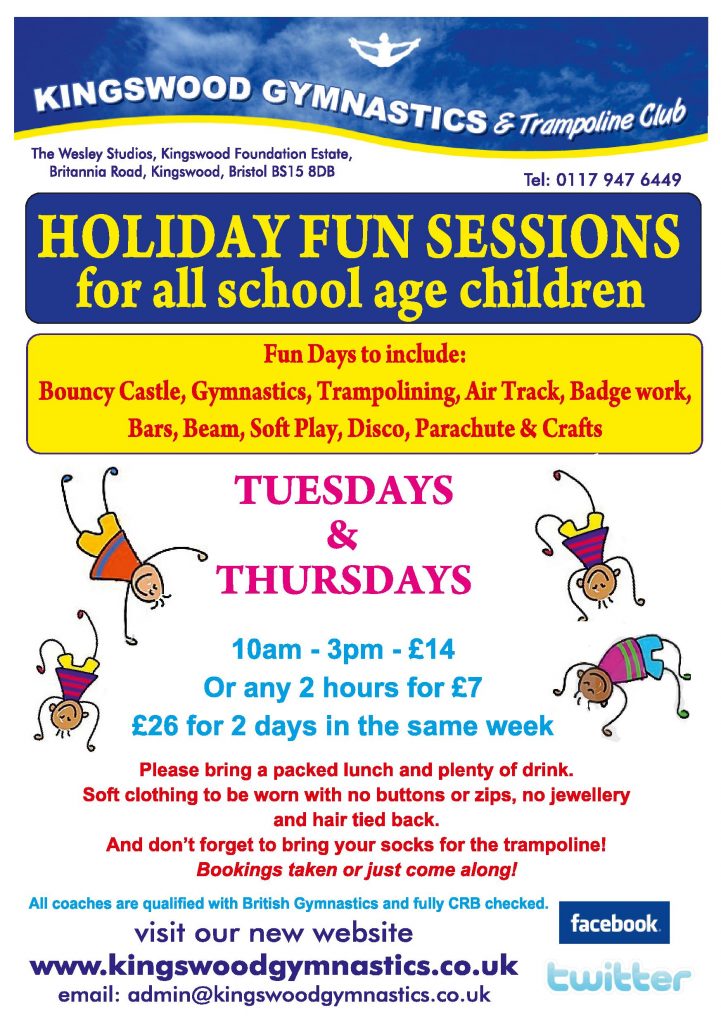 Holiday Fun Kingswood Gymnastics